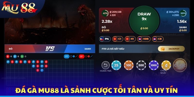 Đá Gà MU88 - Công Nghệ Livestream, Cá Cược Chuyên Nghiệp - SLOTVERO