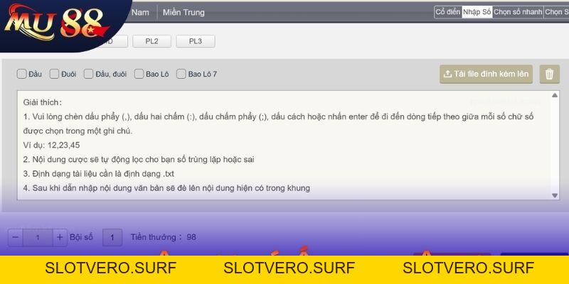 Xổ Số MU88 - Đa Dạng Phiên Bản Mới Mẻ, Trả Thưởng Nhanh - SLOTVERO
