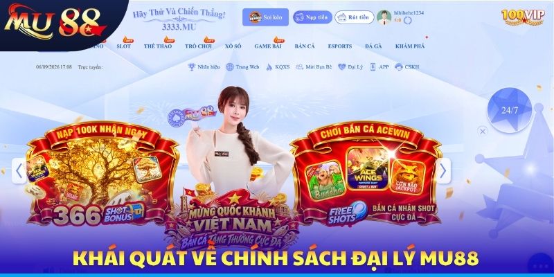 Đại Lý MU88 - Chính Sách Hoa Hồng 60% Cùng Đãi Ngộ Độc Quyền - SLOTVERO